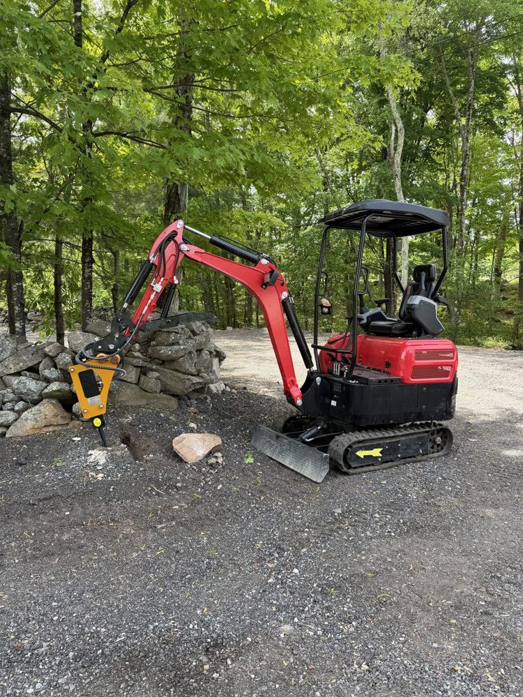 2 ton mini excavator for rent
